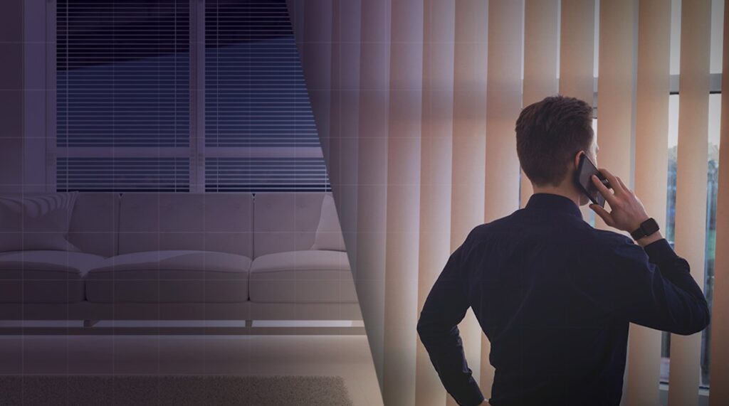 Persiana automatizada em residências x ambientes empresariais